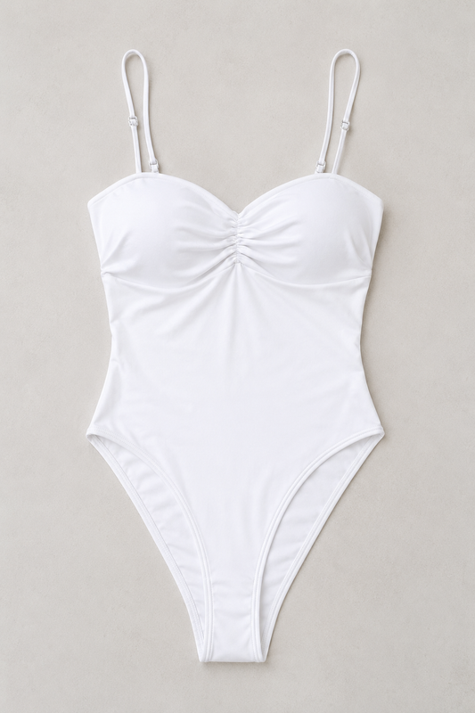 Body bustier con fruncido