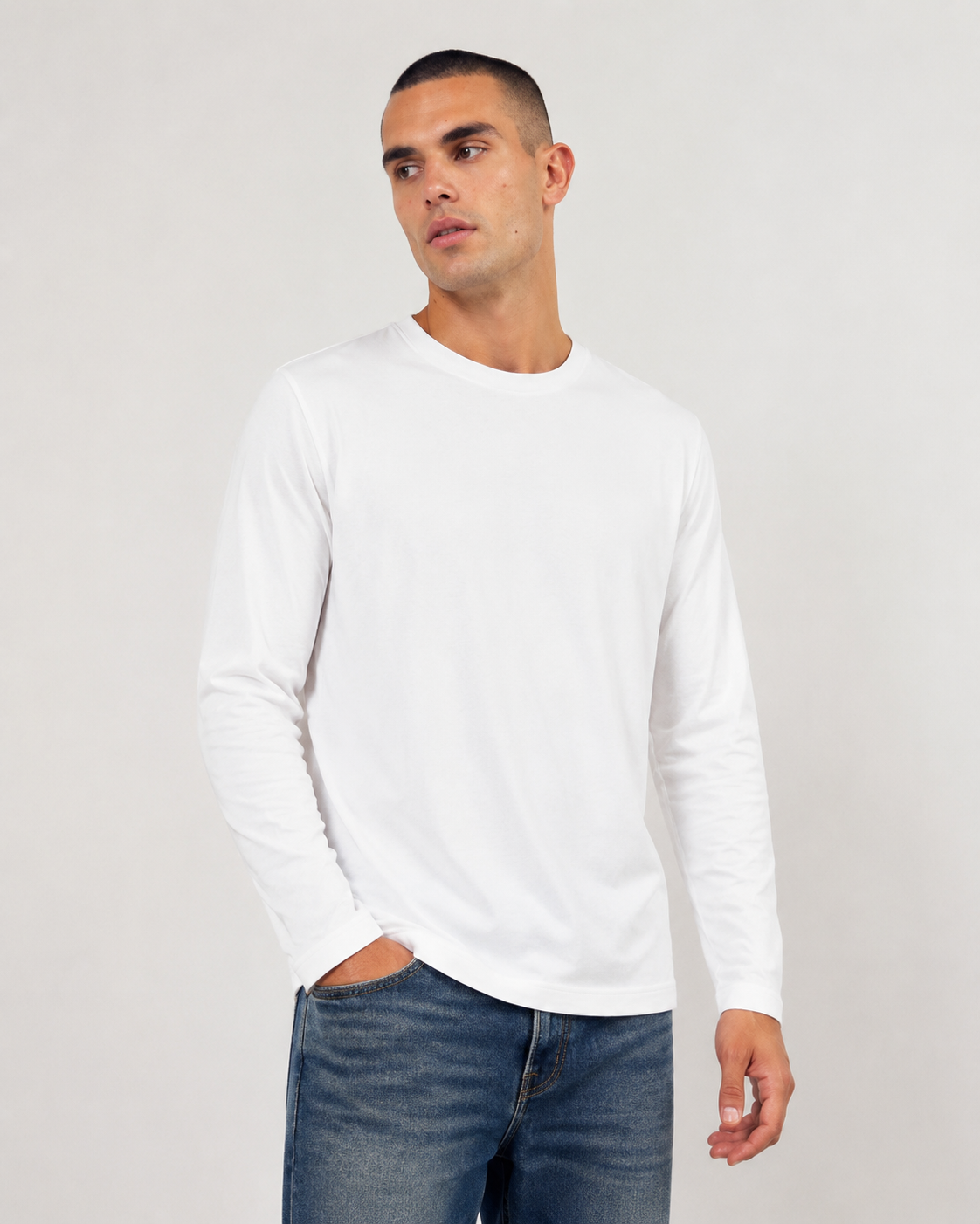 Jersey de manga larga corte normal
