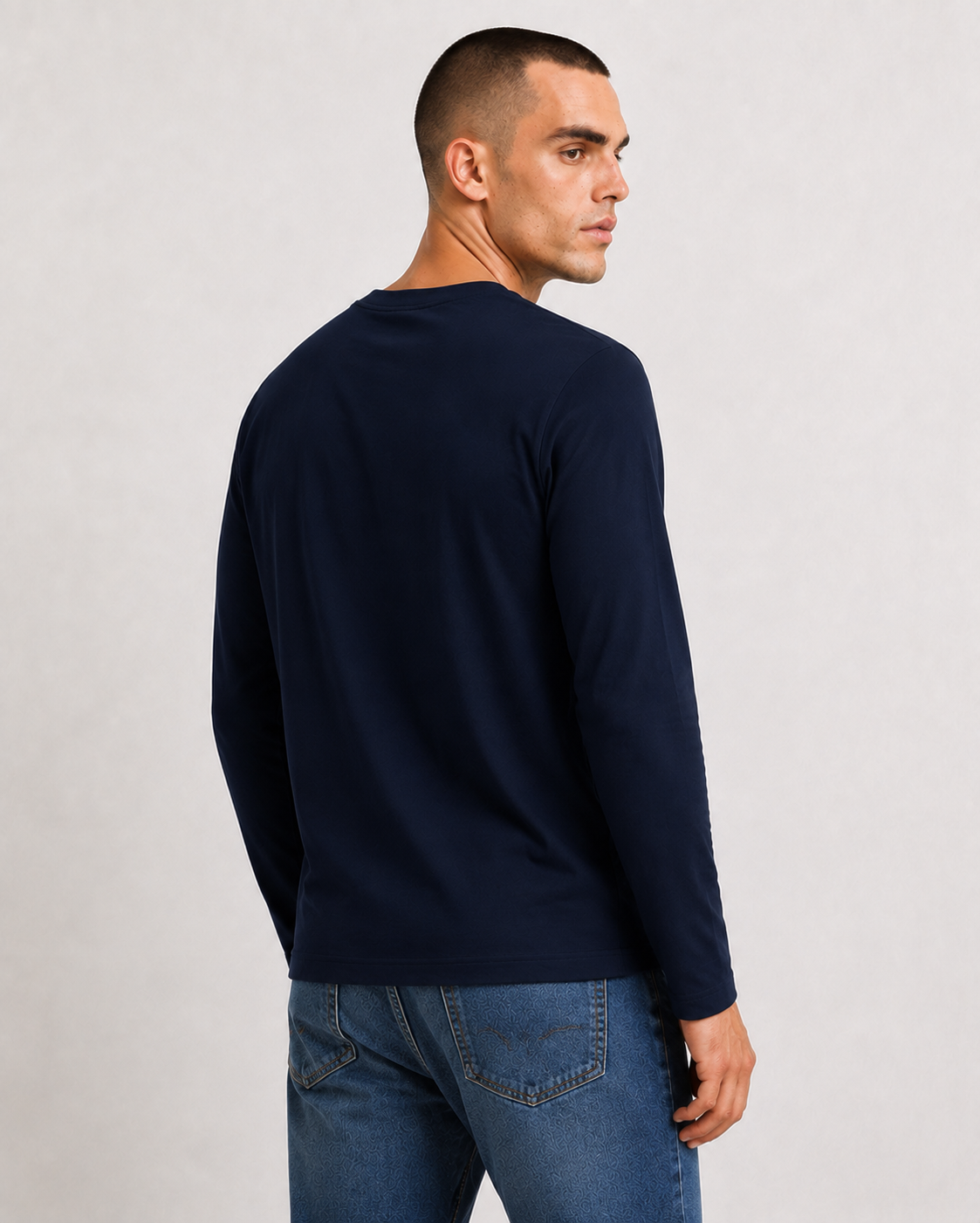Jersey de manga larga corte normal