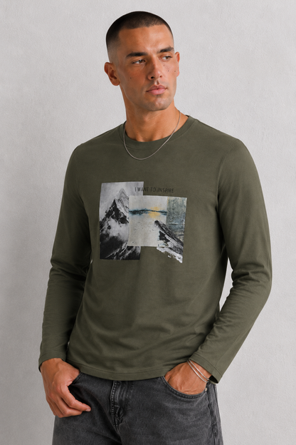 Camiseta manga larga WANT TO INSPIRE