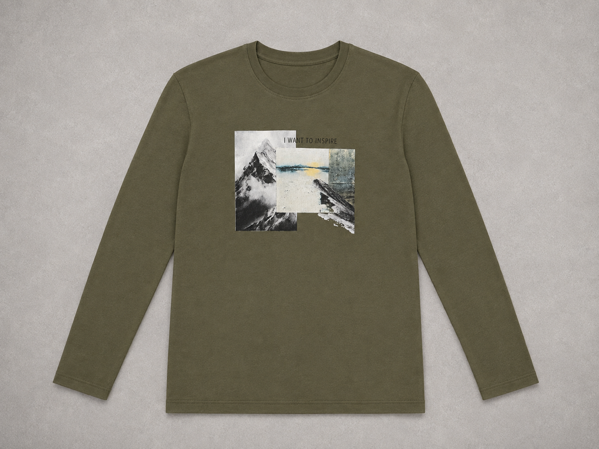 Camiseta manga larga WANT TO INSPIRE