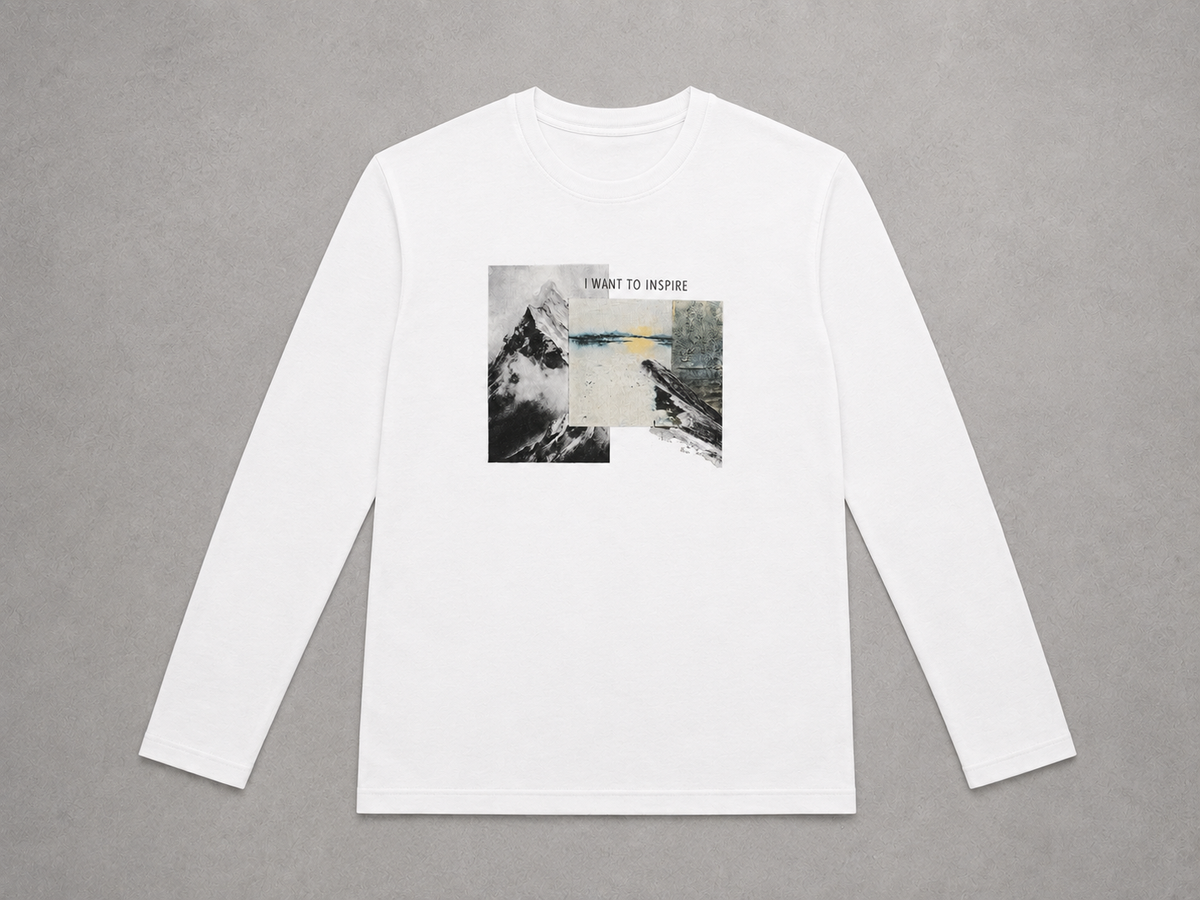 Camiseta manga larga WANT TO INSPIRE