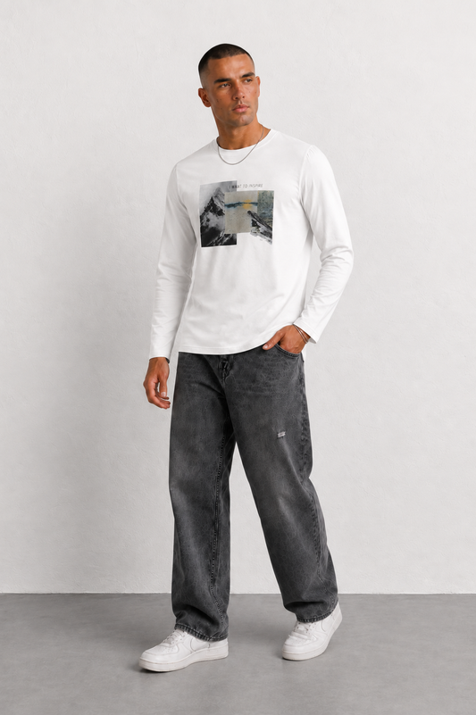Camiseta manga larga WANT TO INSPIRE