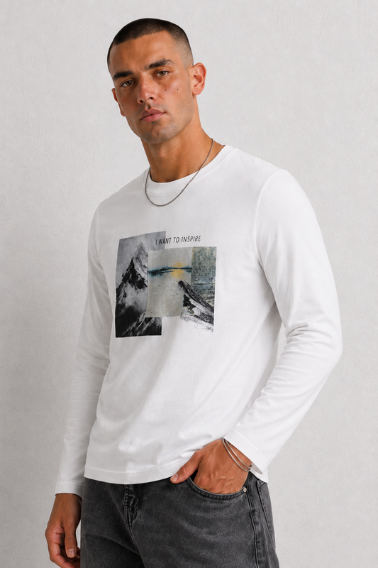 Camiseta manga larga WANT TO INSPIRE