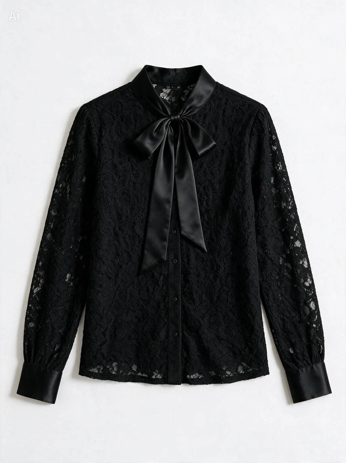 Camisa Nouvelle de encaje y raso