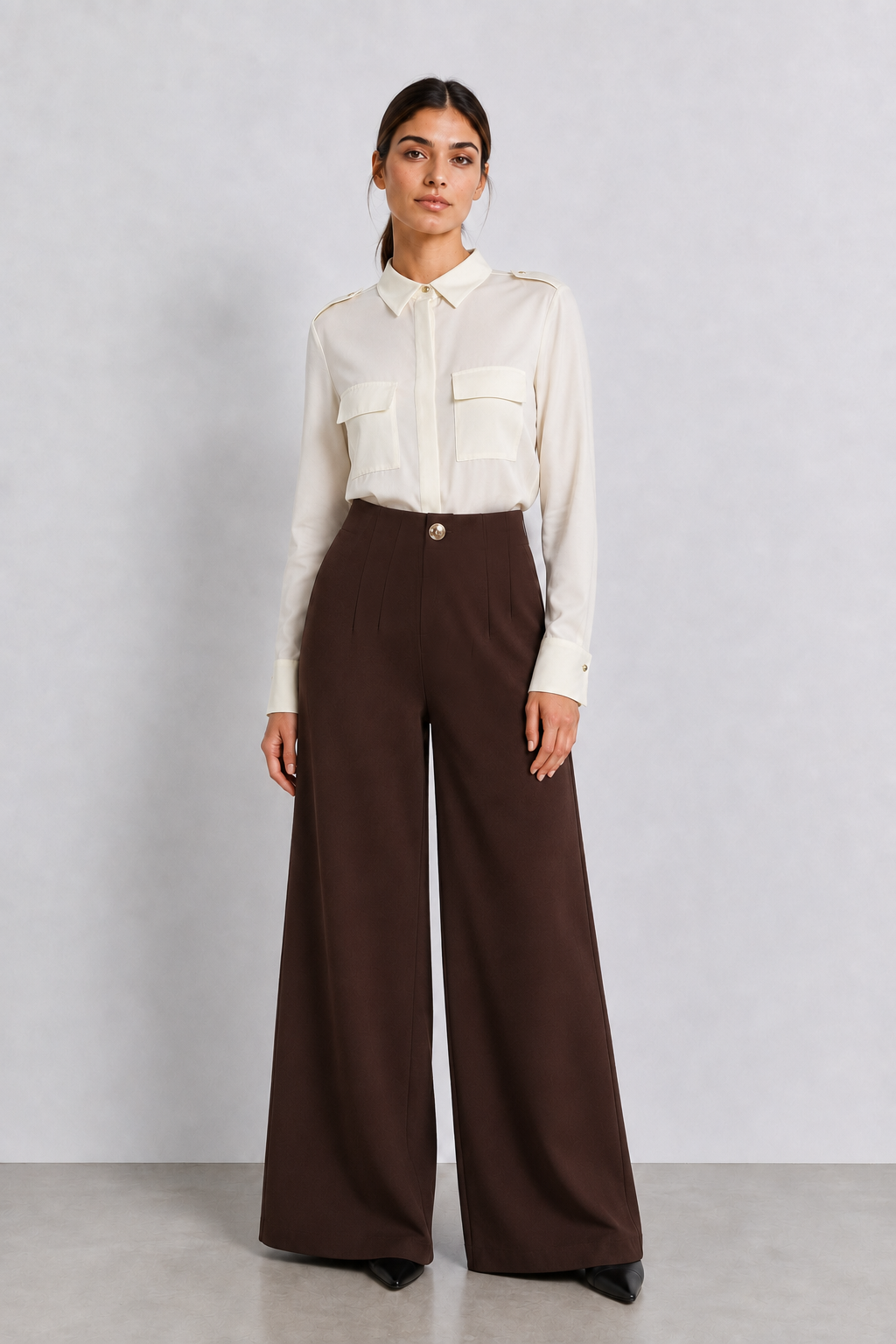 Pantalón de pierna ancha
