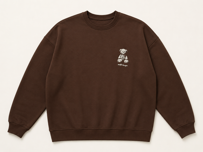 Sudadera de cuello redondo oversize