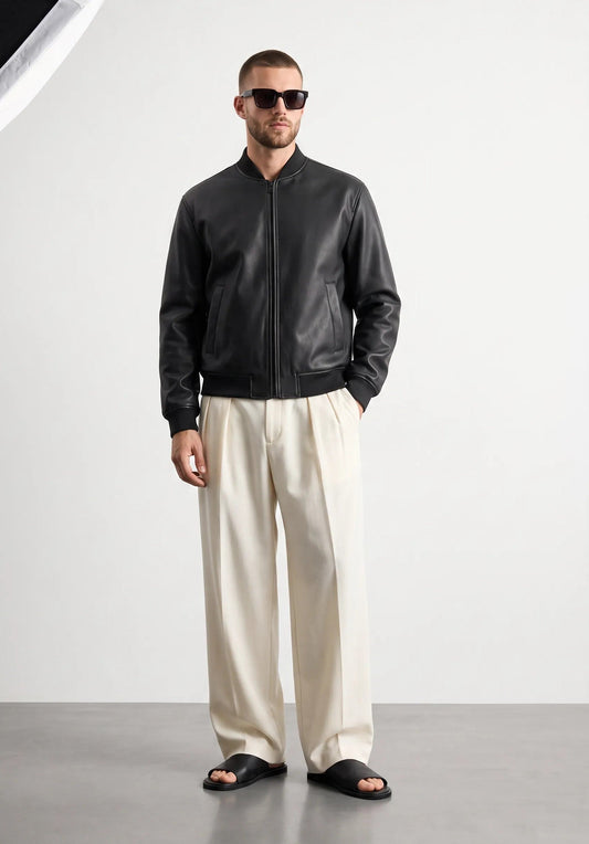 Bomber efecto piel