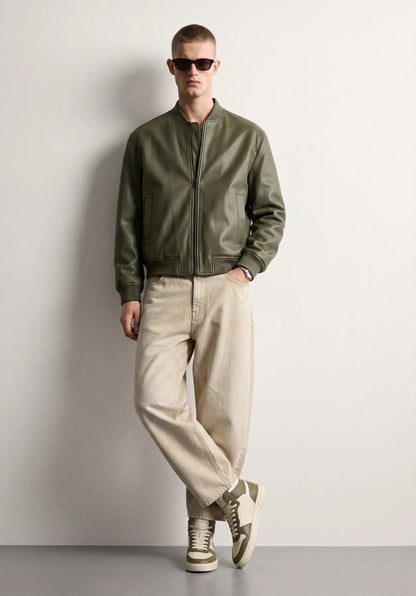 Bomber efecto piel