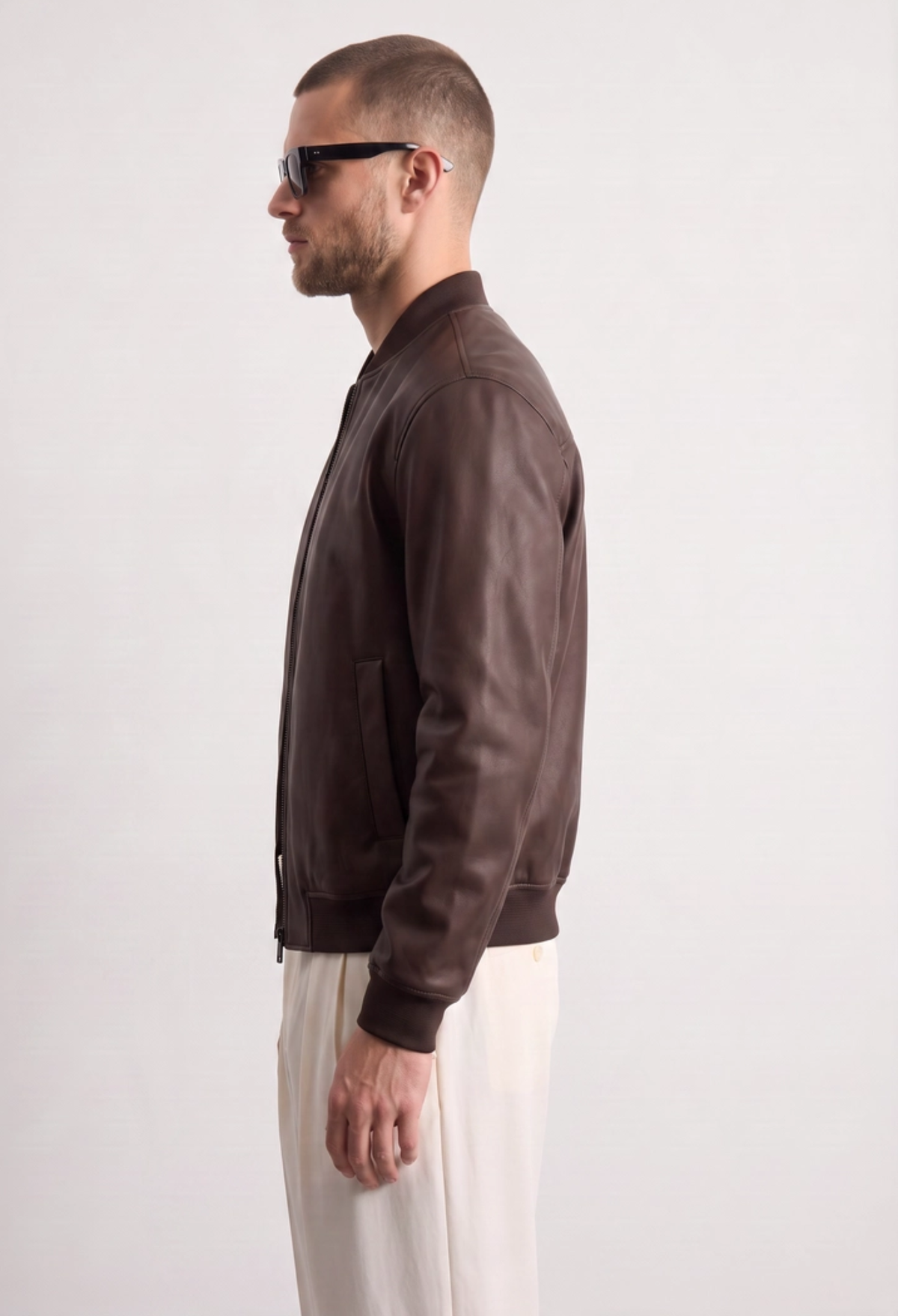 Bomber efecto piel
