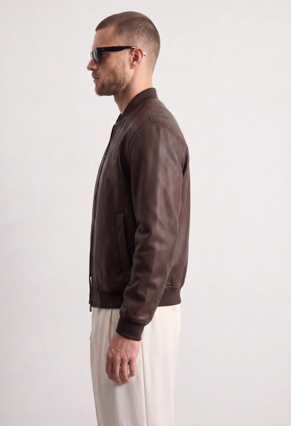 Bomber efecto piel