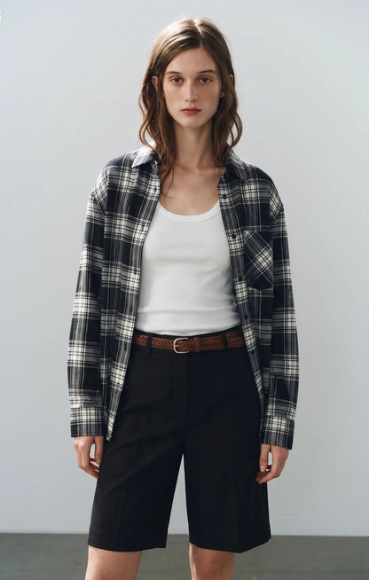 Camisa estampado tartán