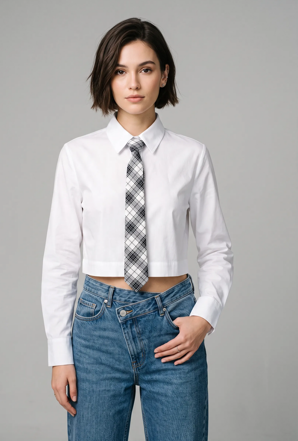 Camisa con corbata