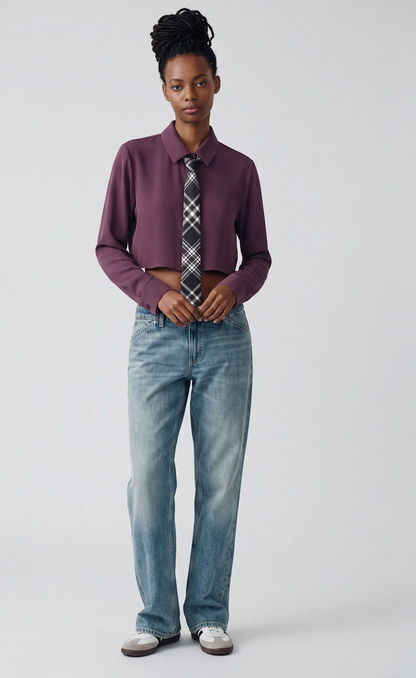Camisa con corbata