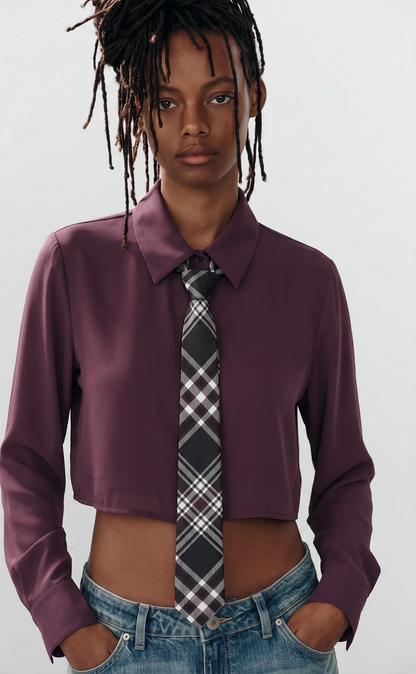 Camisa con corbata