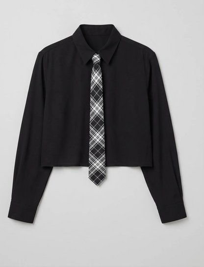 Camisa con corbata