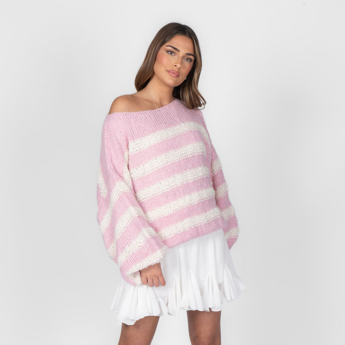 Punto Afelpado de Rayas