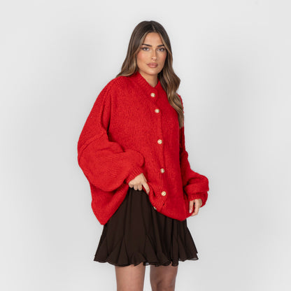 Cárdigan Holgado "Glamour Acogedor"