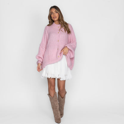 Cárdigan Holgado Ultra Suave "Glamour Acogedor"
