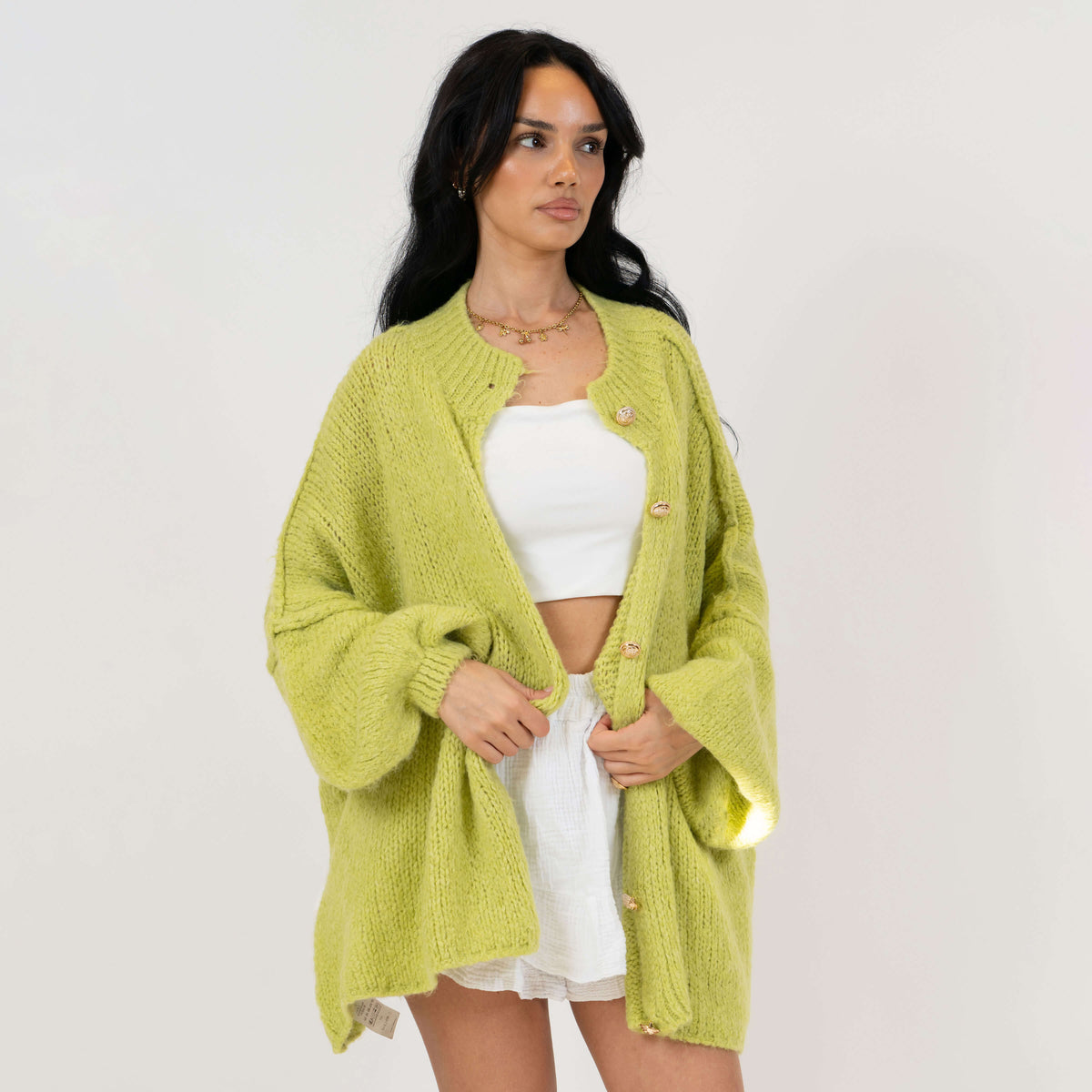 Cárdigan Holgado "Glamour Acogedor"