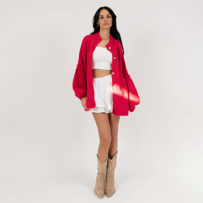 Cárdigan Holgado "Glamour Acogedor"