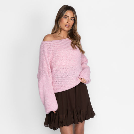 Jersey Casual con Hombros Descubiertos