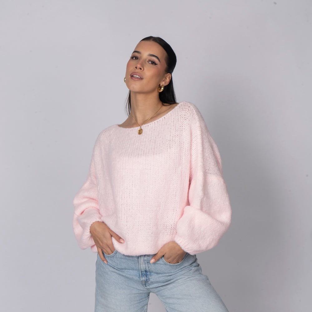 Jersey Casual con Hombros Descubiertos