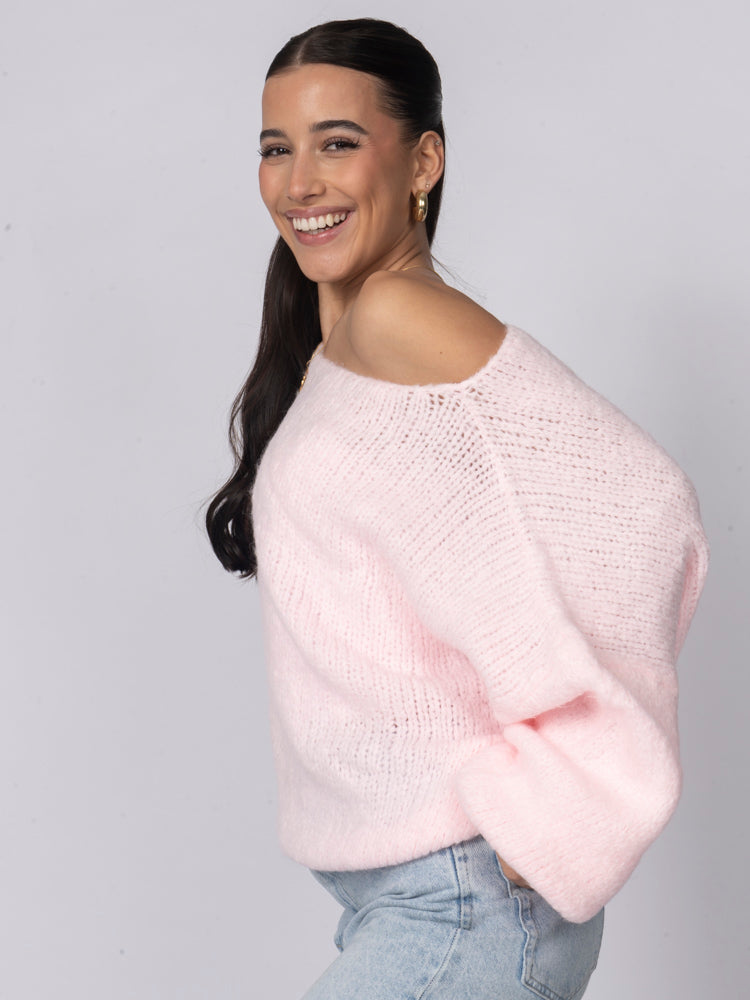 Jersey Casual con Hombros Descubiertos