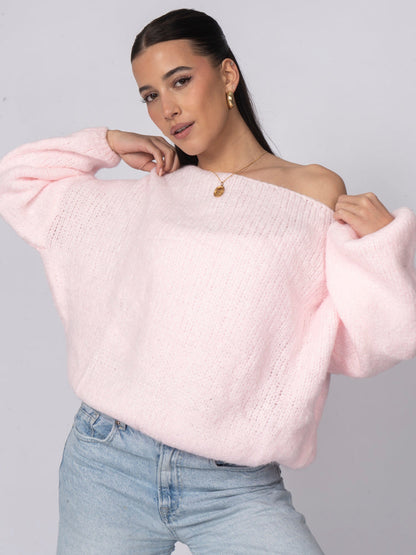 Jersey Casual con Hombros Descubiertos