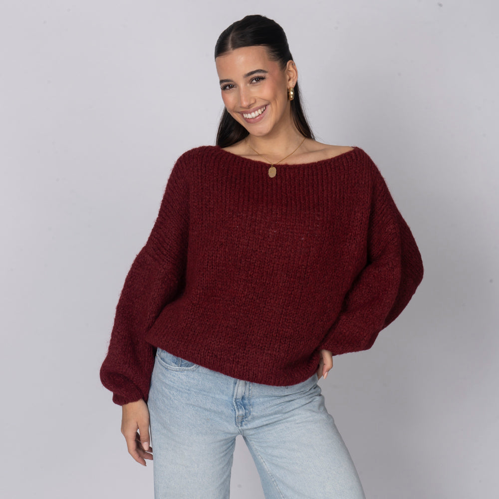 Jersey Casual con Hombros Descubiertos