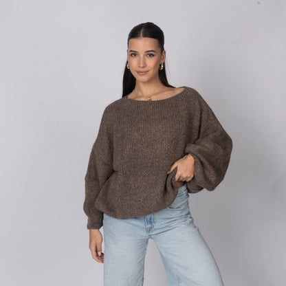 Jersey Casual con Hombros Descubiertos