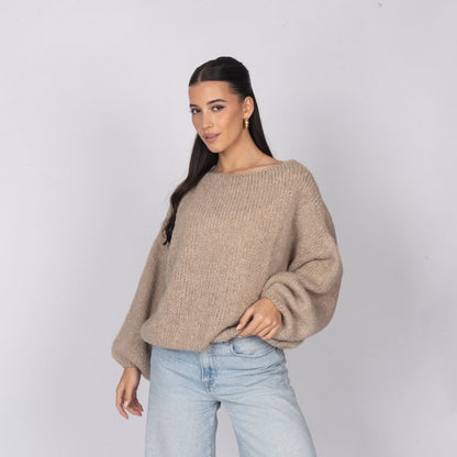 Jersey Casual con Hombros Descubiertos