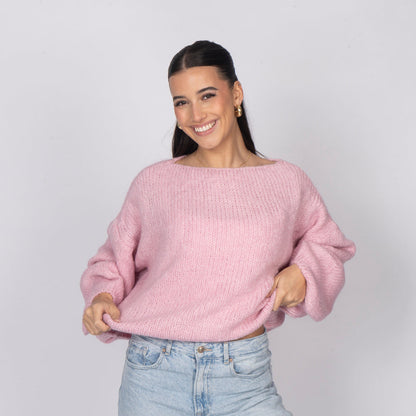Jersey Casual con Hombros Descubiertos