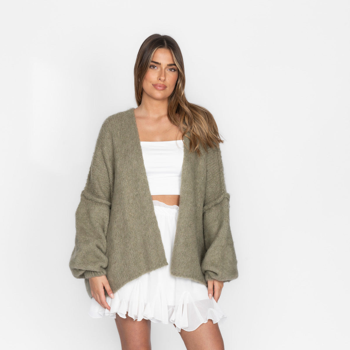 Cárdigan Casual Holgado Ultra Suave