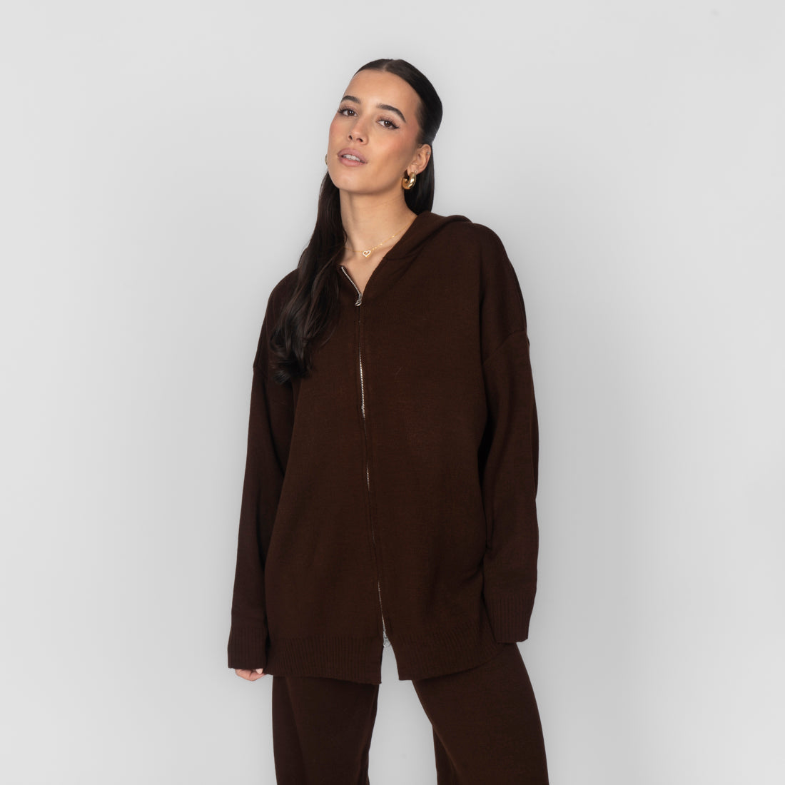 Conjunto de Punto Acogedor con Cremallera