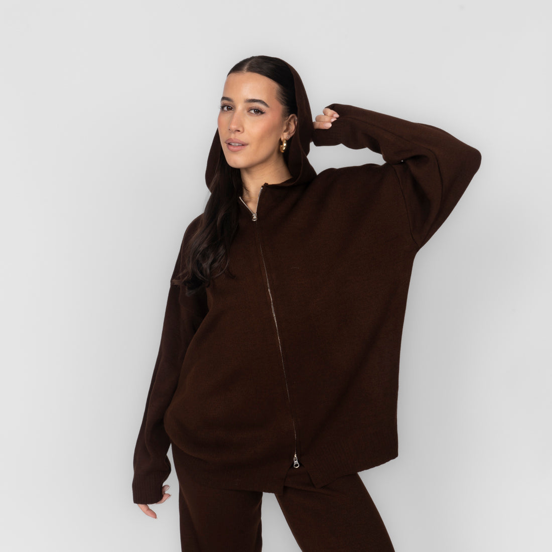 Conjunto de Punto Acogedor con Cremallera