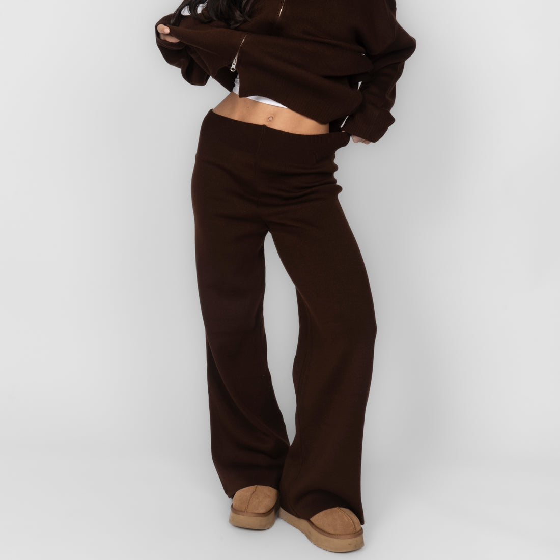 Conjunto de Punto Acogedor con Cremallera