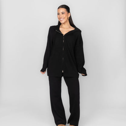 Conjunto de Punto Acogedor con Cremallera