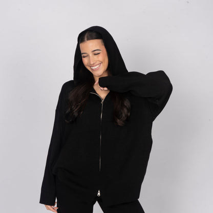 Conjunto de Punto Acogedor con Cremallera