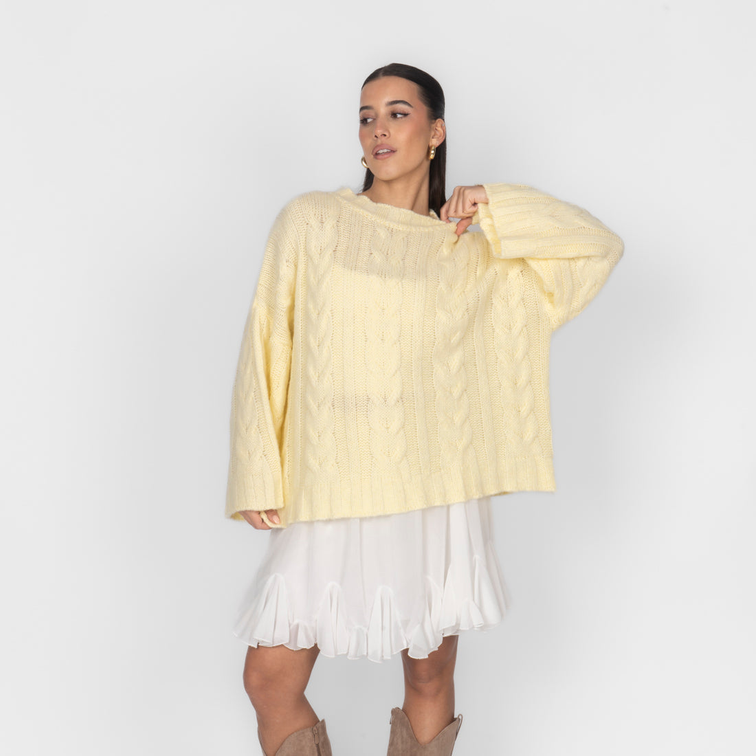 Jersey de Punto Grueso Holgado