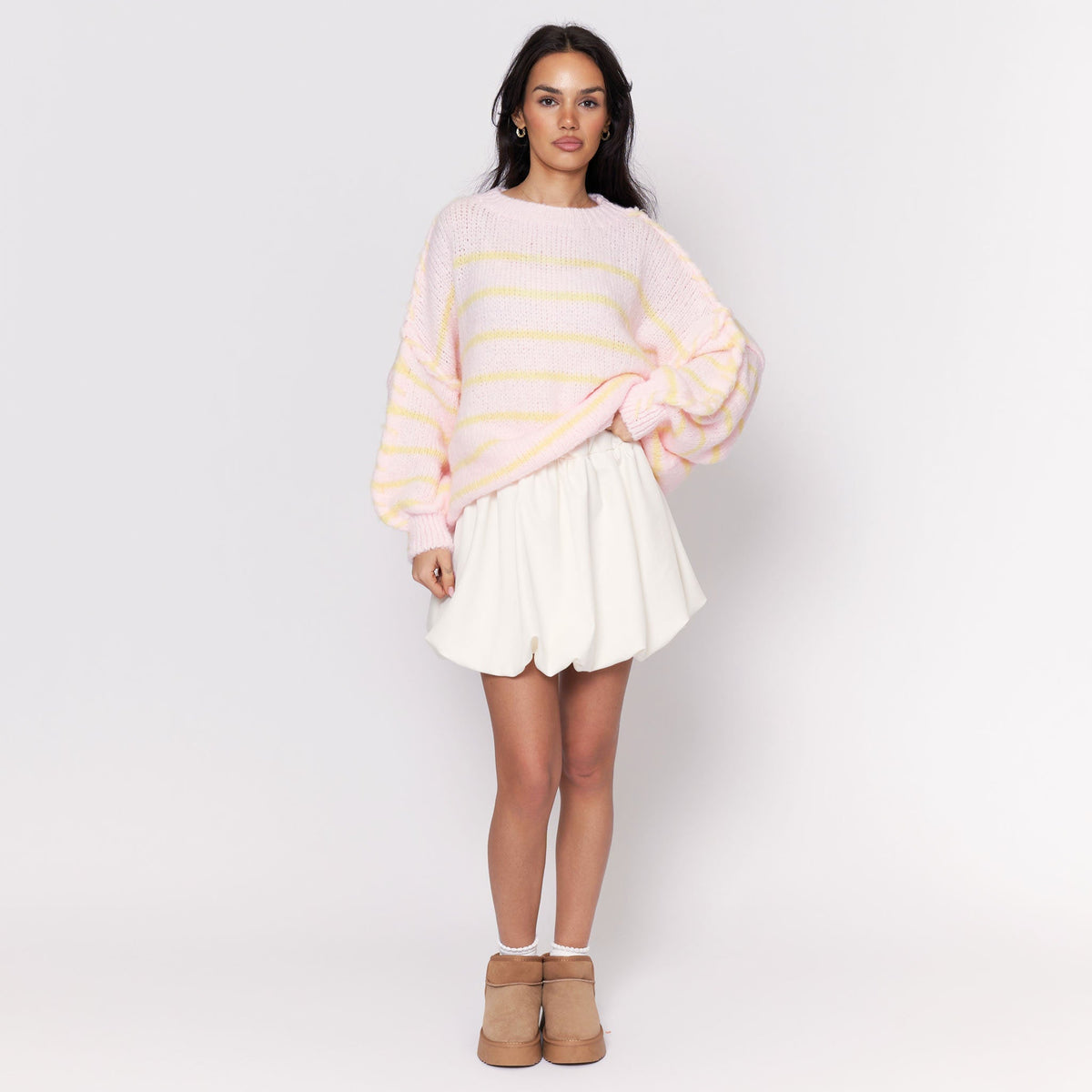 Jersey Holgado Acogedor de Rayas