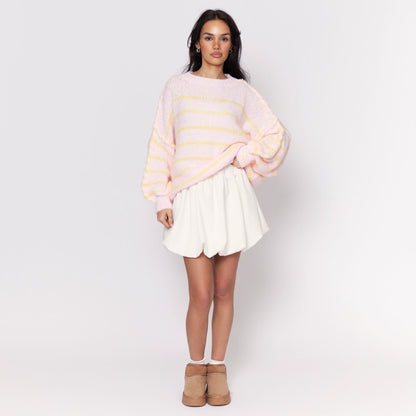 Jersey Holgado Acogedor de Rayas