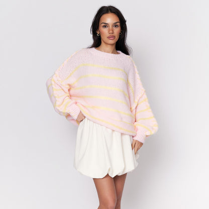 Jersey Holgado Acogedor de Rayas
