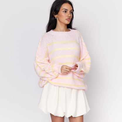 Jersey Holgado Acogedor de Rayas