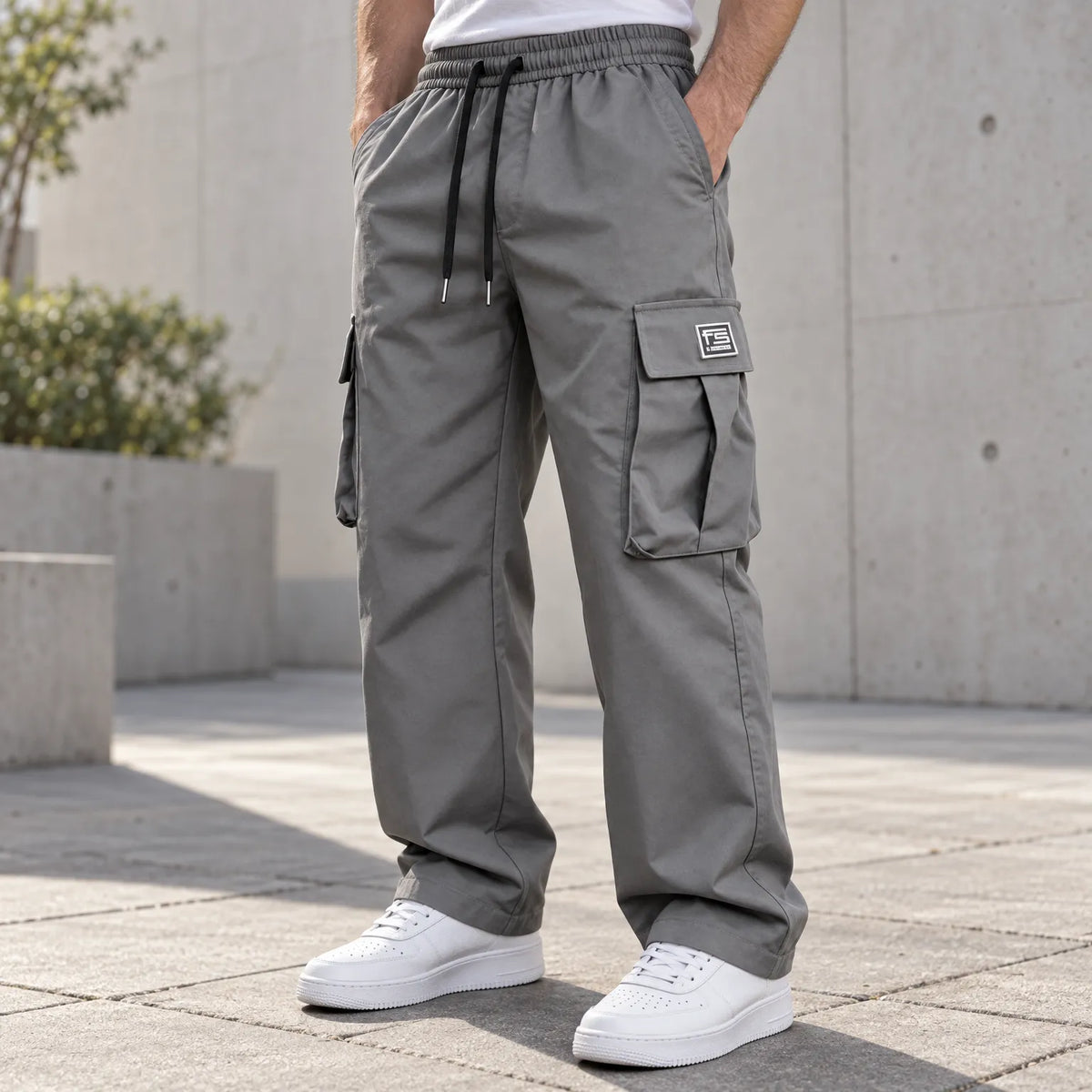 Pantalón cargo ligero para hombre