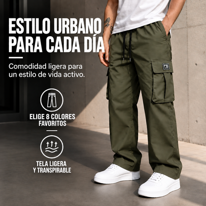 Pantalón cargo ligero para hombre
