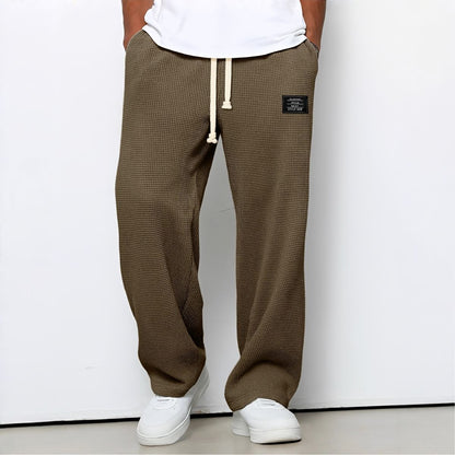 Pantalón relajado de pierna recta para hombre