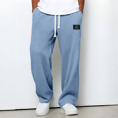Pantalón relajado de pierna recta para hombre