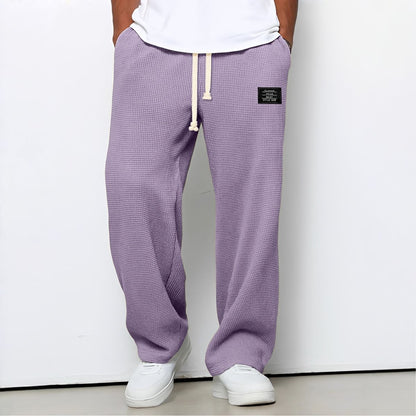 Pantalón relajado de pierna recta para hombre