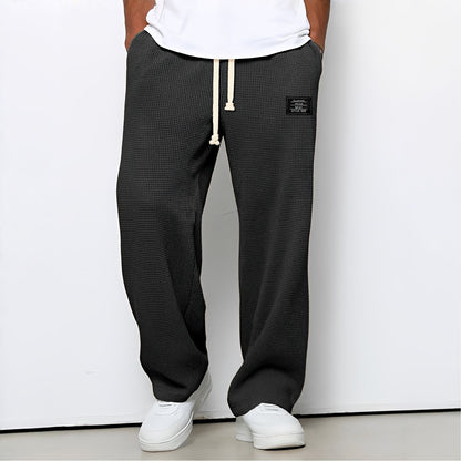 Pantalón relajado de pierna recta para hombre